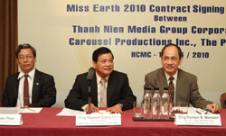 Việt Nam chính thức đăng cai Hoa hậu Trái đất 2010